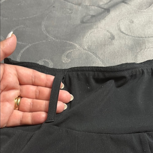 Lapis Black A-Line , stretchy Skirt, belt hooks, belt not included, size medium - Picture 6 of 6